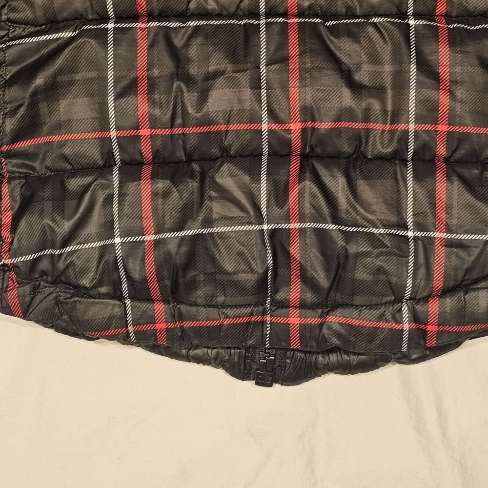 Lauren‎ Ralph Lauren Full Zip Puffer Jacket Plaid Black Womens Size M - Picture 11 of 16